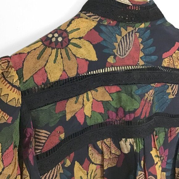 FARM RIO Macaw Ballet Blouse - Picture 10 of 15